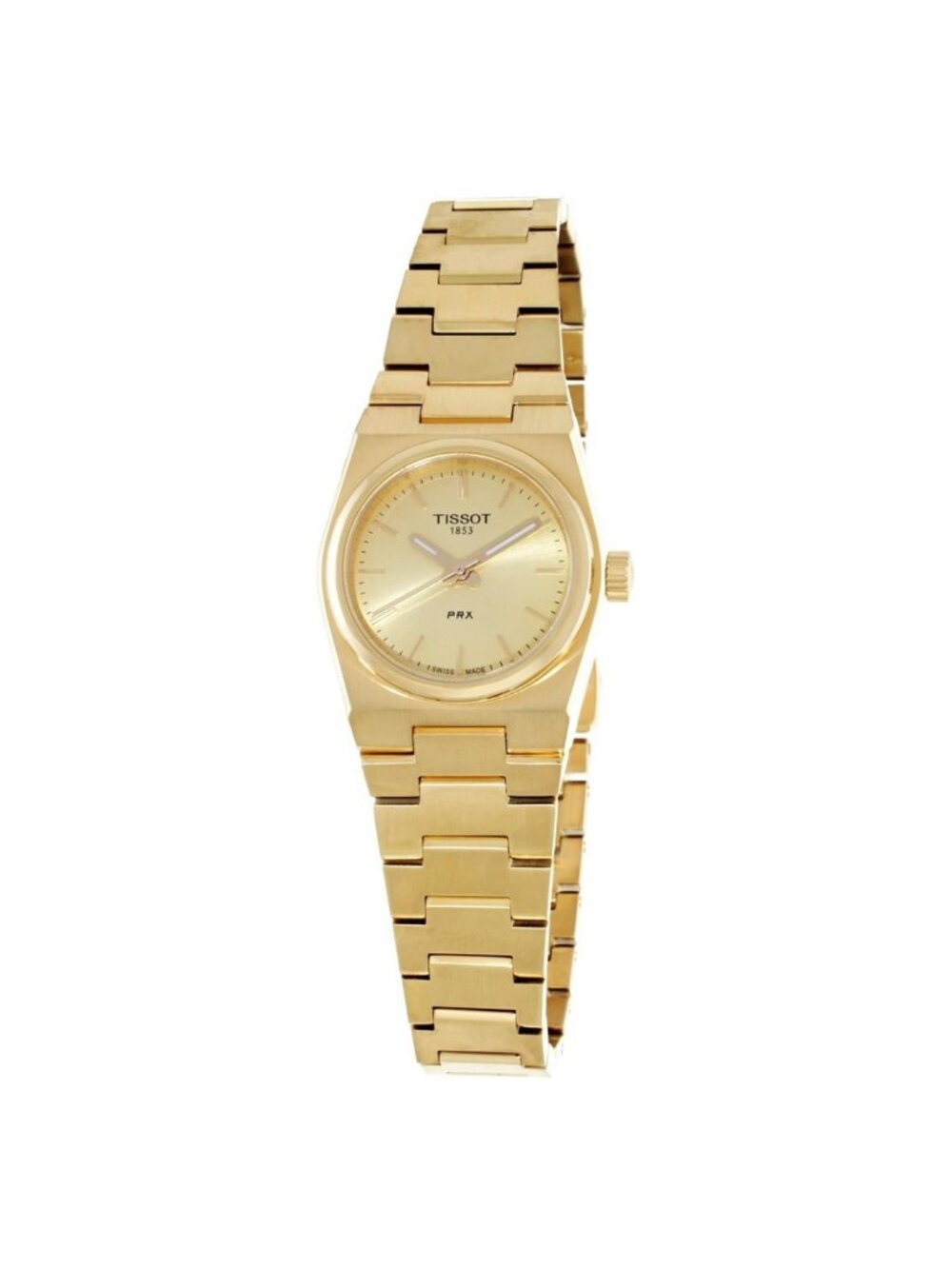 NWT Tissot PRX 25 Quartz Champagne Dial Ladies Watch